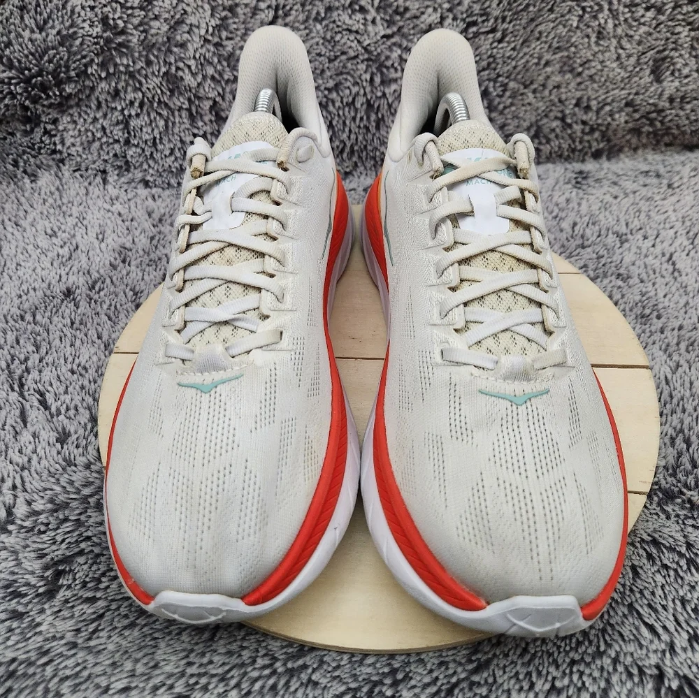 Hoka One One Mach 4 Running Shoes White Flame Men's Size 11.5 - Picture 3 of 9